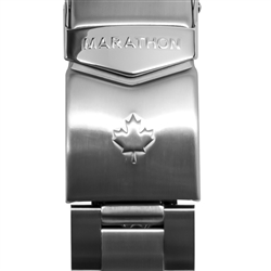 Marathon Stainless Steel Bracelet - Maple Leaf, 18mm for WW194026