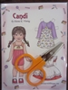 "Candi" Paper Doll & Scissors Set for 18 Doll