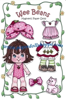 "Berry Bitty" Wee Bean Magnetic Doll Set