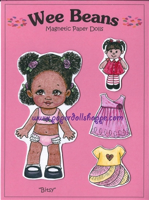 "Bitsy" Wee Bean Magnetic Doll Set