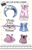 "Wee Love Movie Costumes" Wee Beans Magnetic Clothing Pack