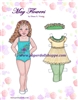 "May Flowers" Paper Doll