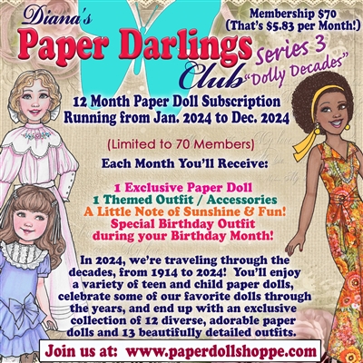 Paper Darlings Club 2024 Membership