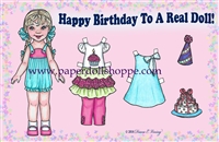 "Happy Birthday" Well Wisher Card (L)