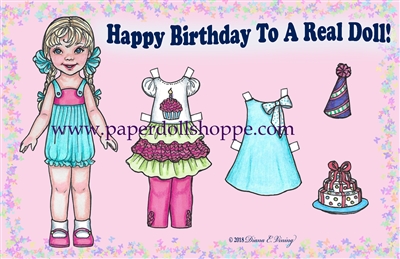 "Happy Birthday" Well Wisher Card (L)