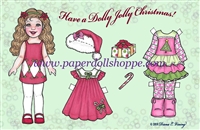 "Dolly Jolly Christmas" Well Wisher Card (L)
