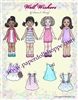 "Well Wishers" Paper Doll