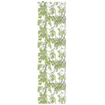 Vallila Interior LEHTISADE Table Runner, leaf green birch tree design