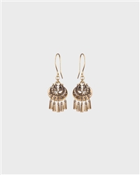 Kalevala Koru Jewelry MOON GODDESS Earrings, Bronze, Small