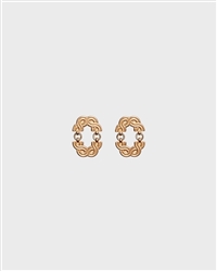 Kalevala Koru Jewelry MAIDEN OF THE NORTH (Louhetar) Stud Earrings, bronze, small