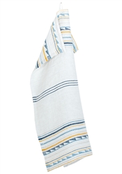 Lapuan Kankurit WATAMU Linen Towel, white-cloudberry-blue