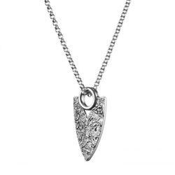 Kalevala Koru Jewelry LIVE HARD LIVE YOUR DREAM (Elaman Roihu) Pendant Necklace, silver, unisex