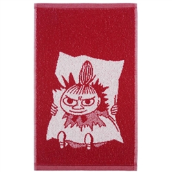 Finlayson MOOMIN LITTLE MY (Pikku Myy) Hand or Face Towel, red