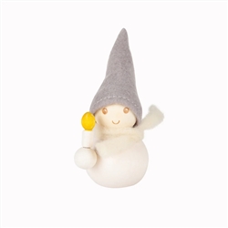 Aarikka Frost Elf KYNTTILA (Candle Elf) Table Decoration, ecru white