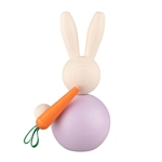 Aarikka BUNNY Wooden Table Decoration, lilac