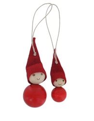 Aarikka Tonttusetti (Elves) Christmas Tree Decor, set of two elves