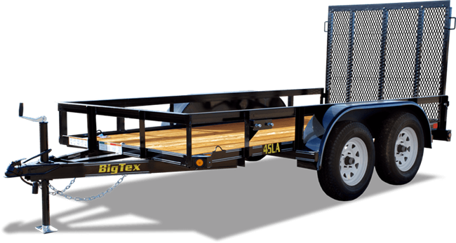 45LA Tandem Axle Angle Iron Utility Trailer, trailers, Burgoon Company, Big Tex Trailers