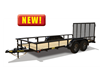 60PI Tandem Axle Pipe Top Utility Trailer