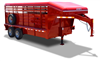 BRUSH BUSTER MT, livestock trailers, Burgoon Company, CM Trailers