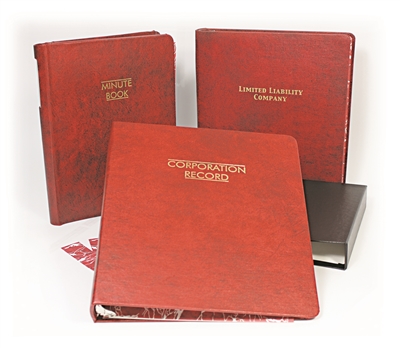 12-3RB Washington Corporate Record Book (Three Ring)