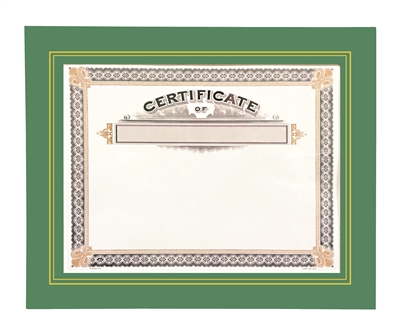 Goes 566-55 Leatherette Frame / Easel (Green-Gold)