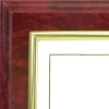 D33 Deluxe Series Plaque - Burgundy Marble (11" x 14")