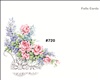 Falls 720 Enclosure Card - Pink and Blue Flowers In a Cart