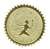 1.75" Embossed Gold Foil Seal For Certificates