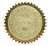 1.75" Embossed Gold Foil Seal For Certificates