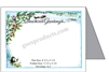 Seasons Greetings with Sleigh & Holly Baronial Card