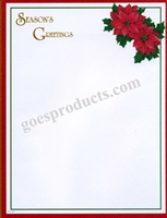 Seasons Greetings - Poinsettias