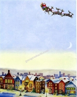 Santa Over Town