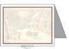 Currier & Ives - Country Winter Baronial Card