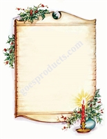 Colonial Town Message Board Scroll