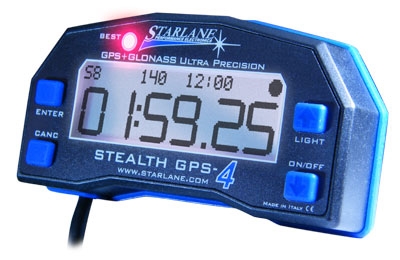 Stealth GPS-4  lap timer with Track Mapping