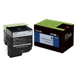 Lexmark OEM 801XK CX510 Series Black Extra High Yield Return Program Toner Cartridge