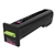 Lexmark CX82x, CX860 Magenta High Yield 17K Return Program Toner Cartridge