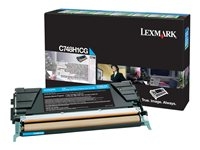Lexmark C748H1CG  Cyan C748de, 748dte, 748e Toner Cartridge High Yield 10K LCCP, LRP