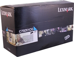 Lexmark OEM C792 Cyan Extra High Yield 20K OEM Toner Cartridge