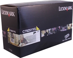 Lexmark C792 Yellow Extra High Yield 20K OEM Toner Cartridge