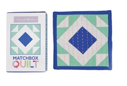 Matchbox Quilt: Aqua & Royal Blue