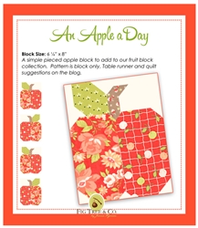 An Apple A Day Block