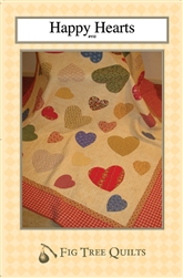 This fun and whimsical quilt is perfect for Valentine's Day or as a cheery year round throw.