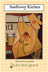 Personalize your kitchen with this charming apron and oven mitt!