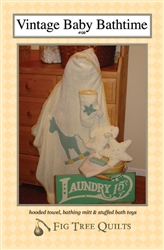 Bring a handmade touh to bathtime with this wonder ensemble of bath accessories, a hooded towl, bathing mitt & bath toys, for the baby in your life!