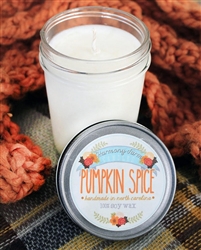 Pumpkin Spice Jelly Jar Candle