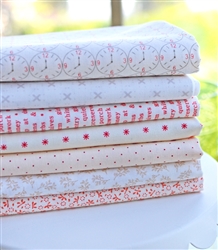 Cream Bundle: Ivory with Hints of Red- 1 Left!