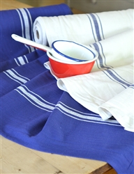 Navy or Cream Summertime Toweling- FINAL SALE!