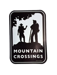 Mountain Crossings Car Magnet
