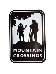 Mountain Crossings Car Magnet